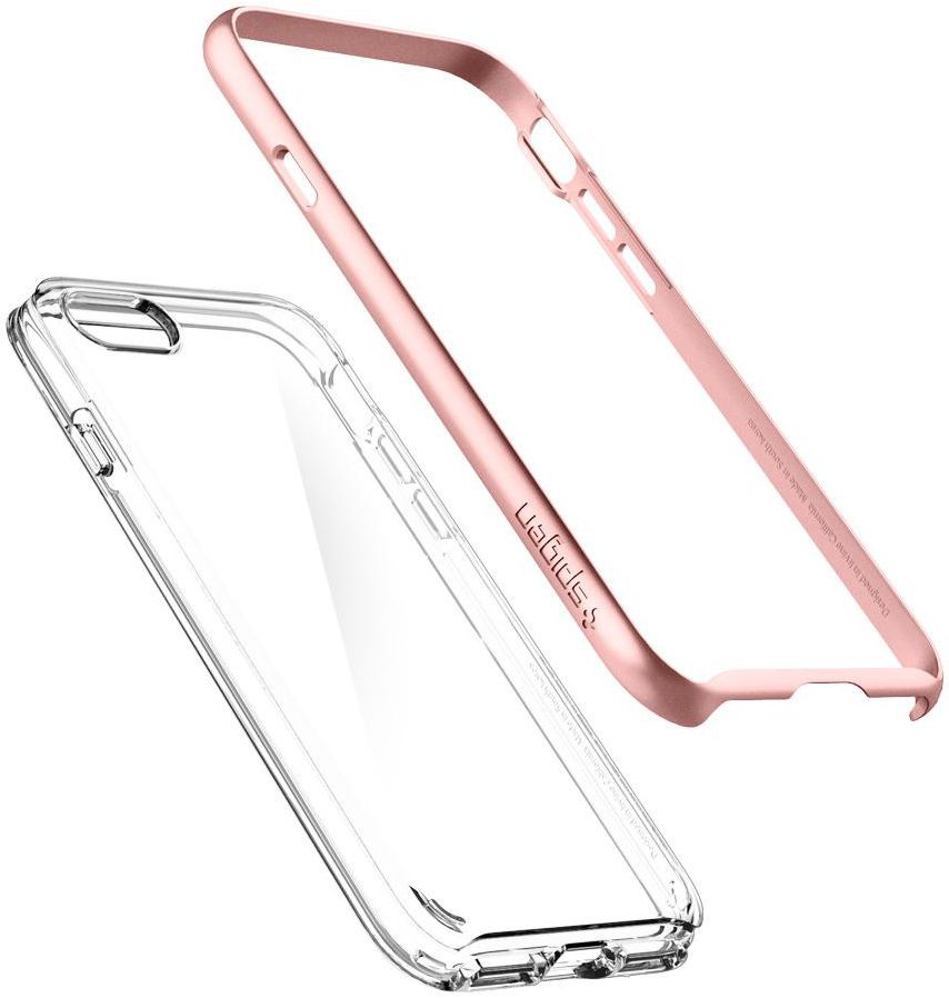 Spigen Neo Hybrid Crystal 2 Case iPhone 7 / 8 Rose Gold afbeelding 3