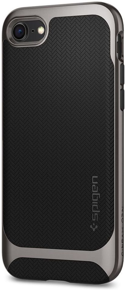 Spigen Neo Hybrid Herringbone iPhone 7 / 8 Hoesje Gunmetal afbeelding 5