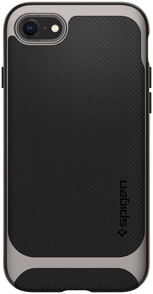 Spigen Neo Hybrid Herringbone iPhone 7 / 8 Hoesje Gunmetal afbeelding 6