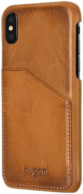 Bugatti Snap case Londra Apple iPhone X Cognac afbeelding 2