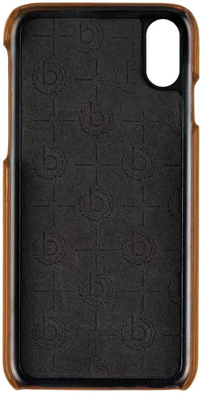 Bugatti Snap case Londra Apple iPhone X Cognac afbeelding 3