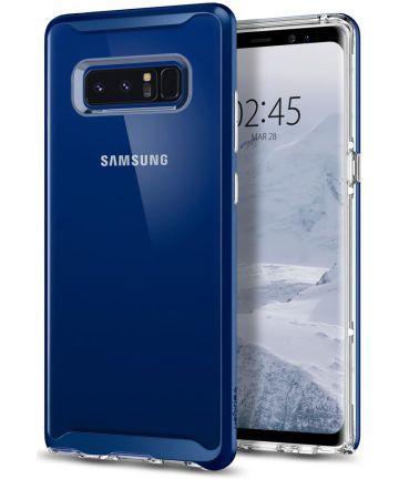 Spigen Neo Hybrid Crystal Hoesje Samsung Galaxy Note 8 Blue Hoesjes