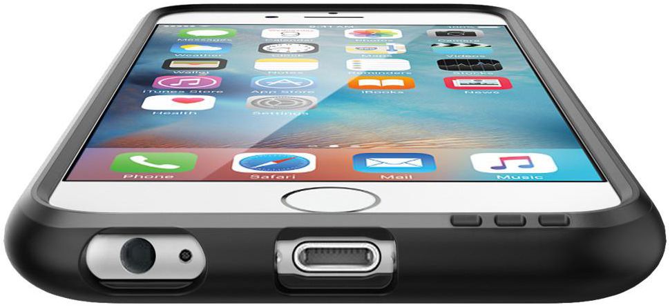 Spigen Slim Armor Hoesje Apple iPhone 6 / 6S Gunmetal afbeelding 3