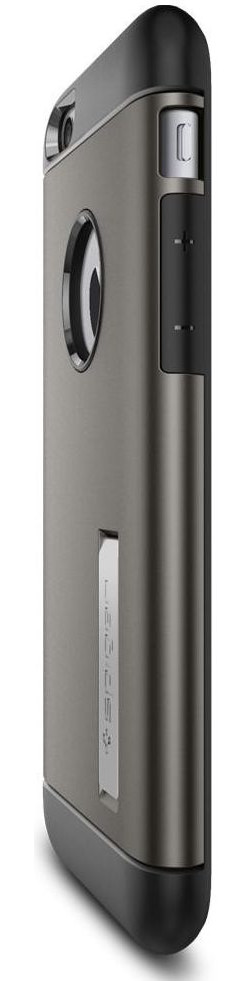 Spigen Slim Armor Hoesje Apple iPhone 6 / 6S Gunmetal afbeelding 4