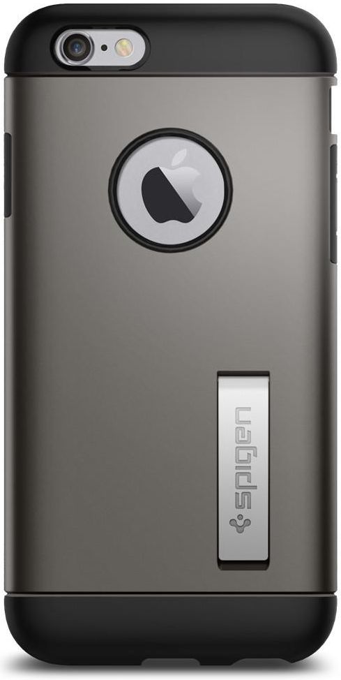 Spigen Slim Armor Hoesje Apple iPhone 6 / 6S Gunmetal afbeelding 5