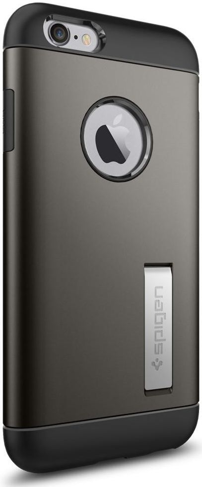 Spigen Slim Armor Hoesje Apple iPhone 6 / 6S Gunmetal afbeelding 6