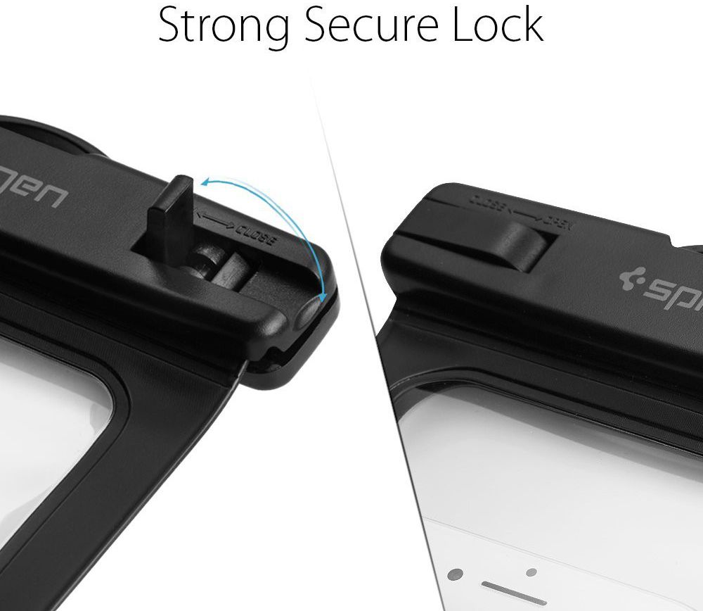 Spigen Velo Universeel Waterbestendig Hoesje Zwart afbeelding 6