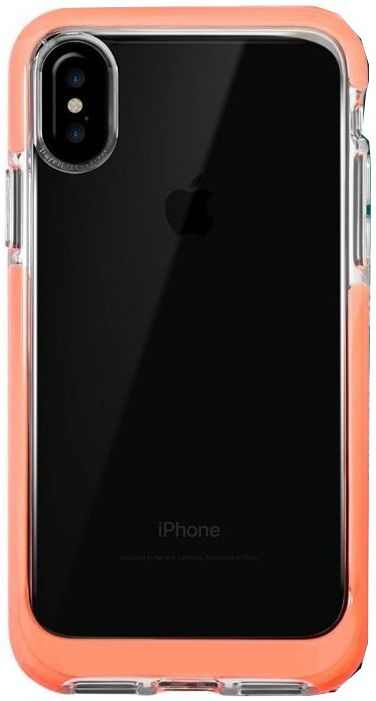 Transparant Apple iPhone X Hoesje Oranje afbeelding 2