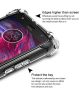IMAK Motorola Moto X4 Hoesje TPU met Screenprotector Metaal Zwart