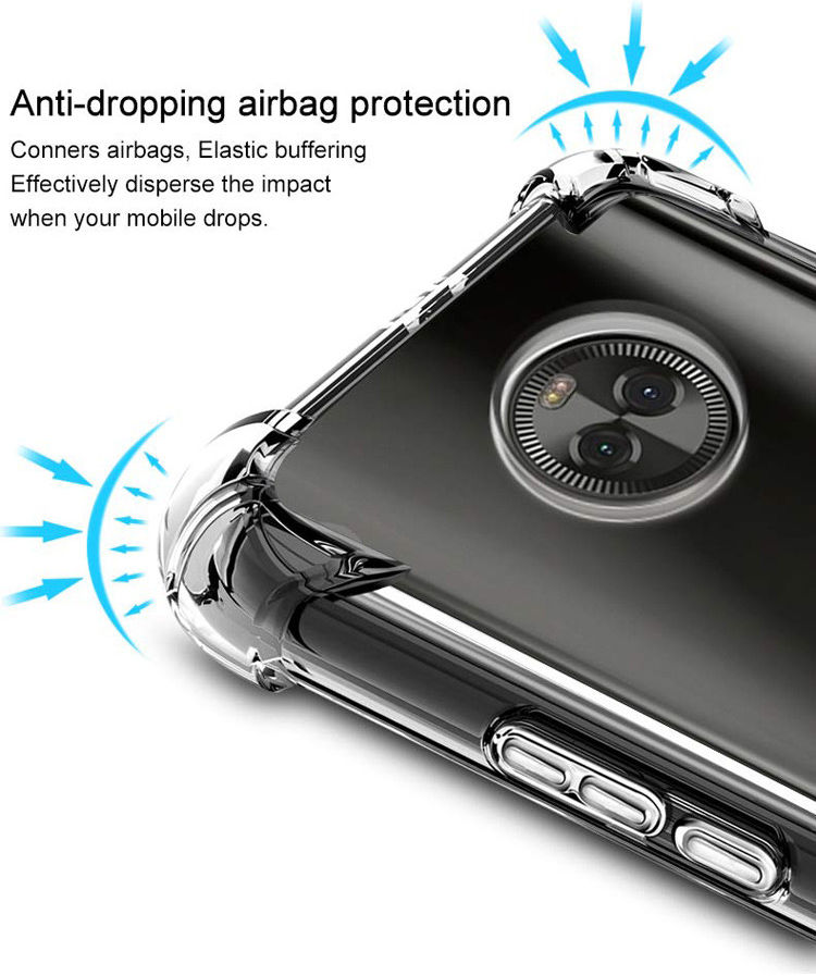 IMAK Motorola Moto X4 Hoesje TPU met Screenprotector Transparant afbeelding 3