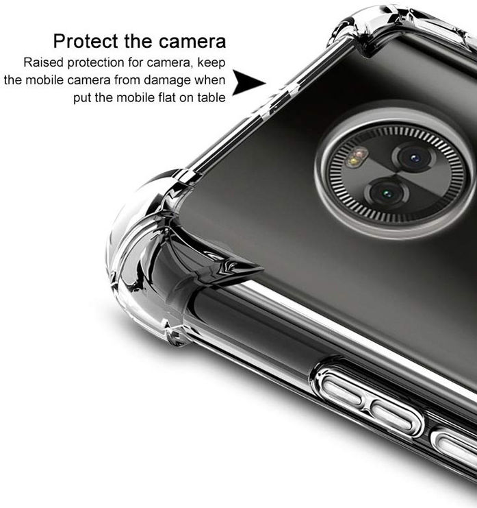 IMAK Motorola Moto X4 Hoesje TPU met Screenprotector Transparant afbeelding 5