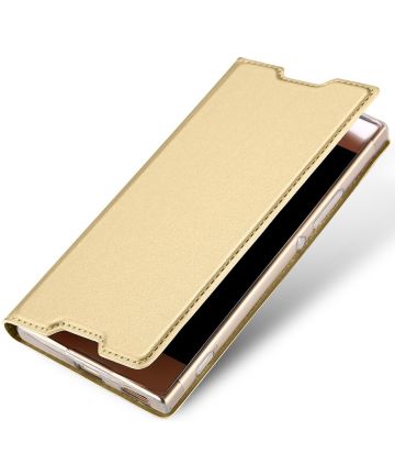 Dux Ducis Sony Xperia XA1 Ultra Bookcase Hoesje Goud Hoesjes