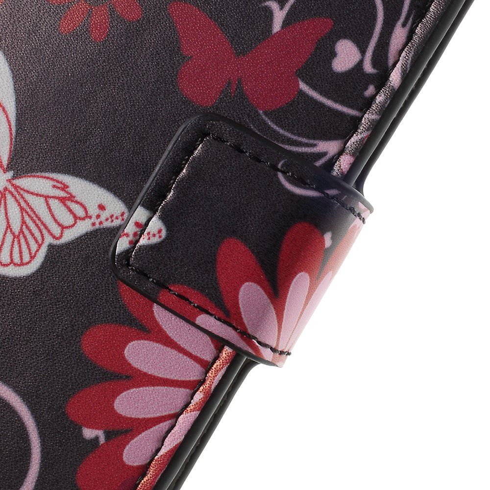 Sony Xperia XZ1 Compact Portemonnee Hoesje met Vlinder Printje afbeelding 7