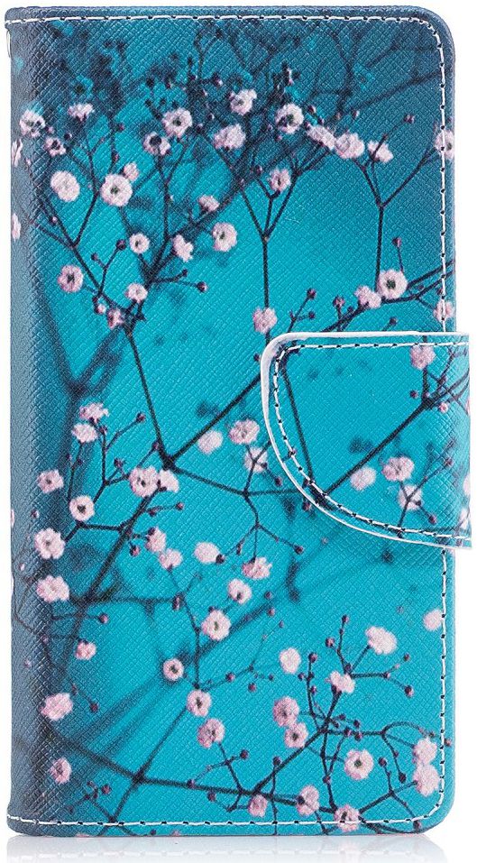 Sony Xperia XZ1 Compact Portemonnee Hoesje met Wintersweet Printje afbeelding 1