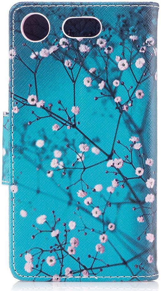 Sony Xperia XZ1 Compact Portemonnee Hoesje met Wintersweet Printje afbeelding 4
