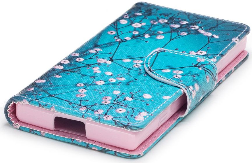 Sony Xperia XZ1 Compact Portemonnee Hoesje met Wintersweet Printje afbeelding 7