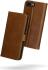 Rosso Deluxe Apple iPhone 7/8 Plus Hoesje Echt Leer Book Case Bruin afbeelding 2