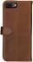 Rosso Deluxe Apple iPhone 7/8 Plus Hoesje Echt Leer Book Case Bruin afbeelding 12