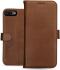 Rosso Deluxe Apple iPhone 7/8 Plus Hoesje Echt Leer Book Case Bruin afbeelding 13