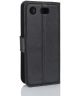 Sony Xperia XZ1 Compact Hoesje met Kaarthouder Zwart