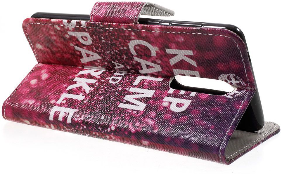 Nokia 8 Portemonnee Hoesje Print Keep Calm afbeelding 11