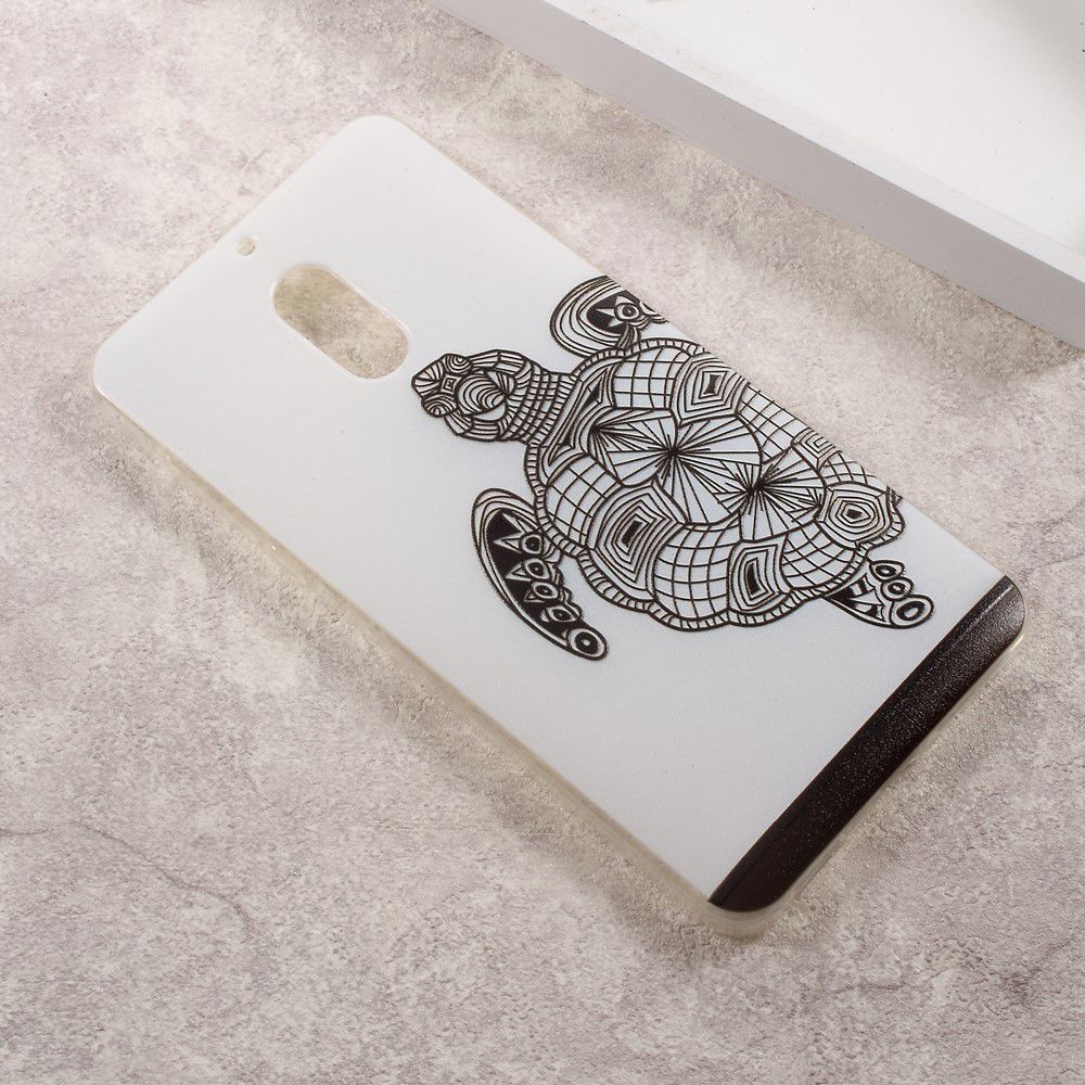 Nokia 6 TPU Case Schildpad Print afbeelding 2
