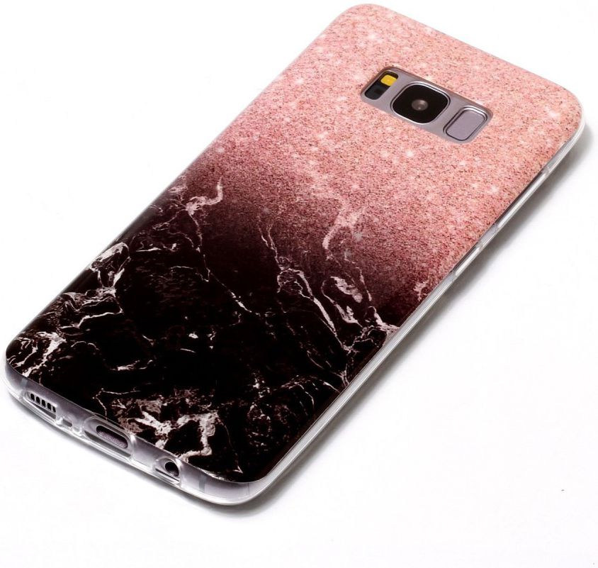 Samsung Galaxy S8 TPU Back Cover Marmer afbeelding 3