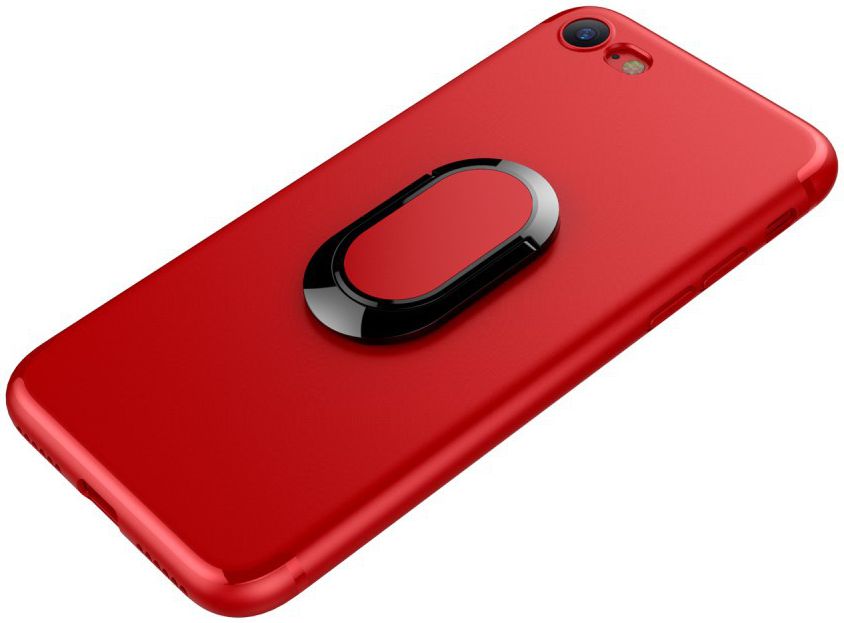 Apple iPhone 7 / 8 Hoesje met Magneet voor Houders Rood afbeelding 4