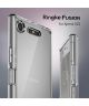 Ringke Fusion Sony Xperia XZ1 Hoesje Smoke Black
