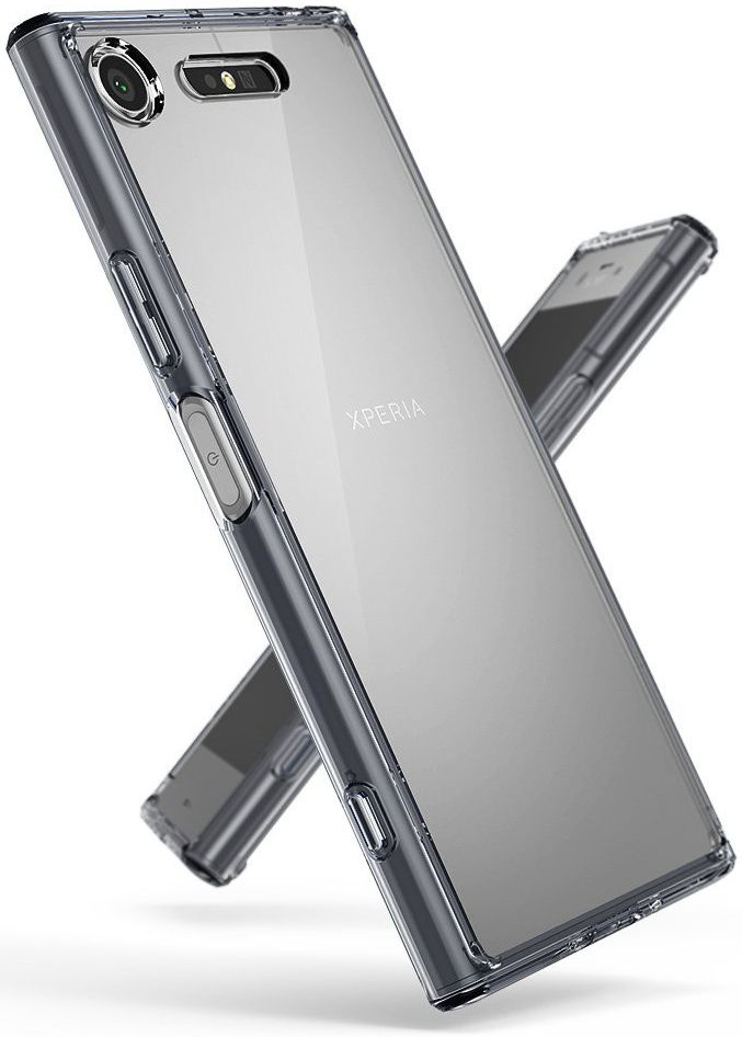 Ringke Fusion Sony Xperia XZ1 Hoesje Smoke Black afbeelding 6
