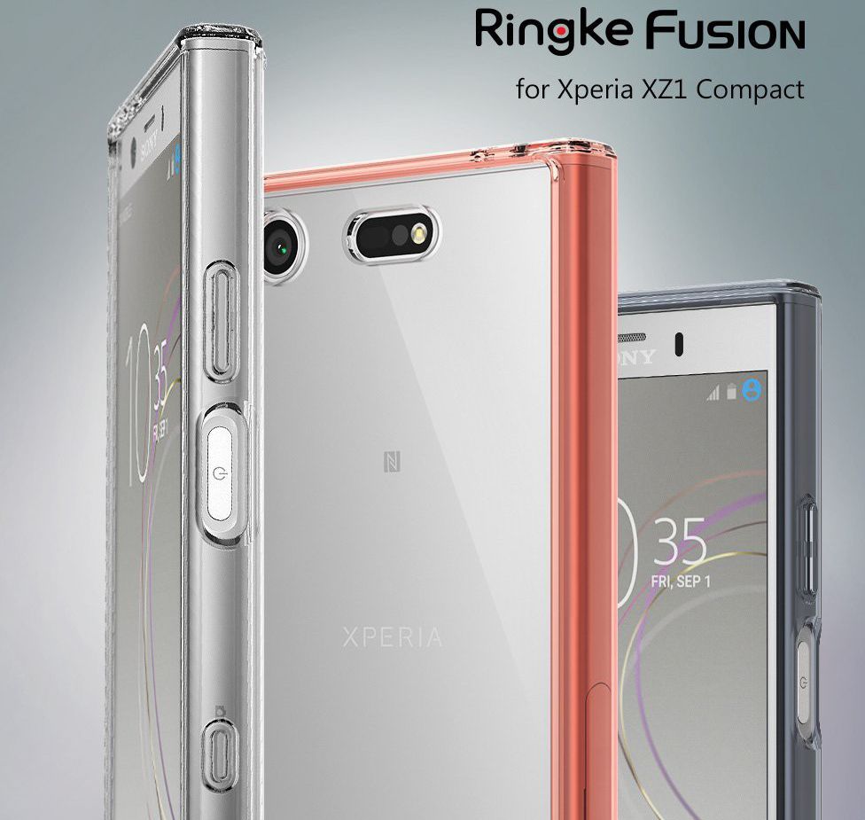 Ringke Fusion Sony Xperia XZ1 Compact Hoesje Clear afbeelding 4