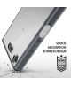 Ringke Fusion Sony Xperia XZ1 Compact Hoesje Smoke Black