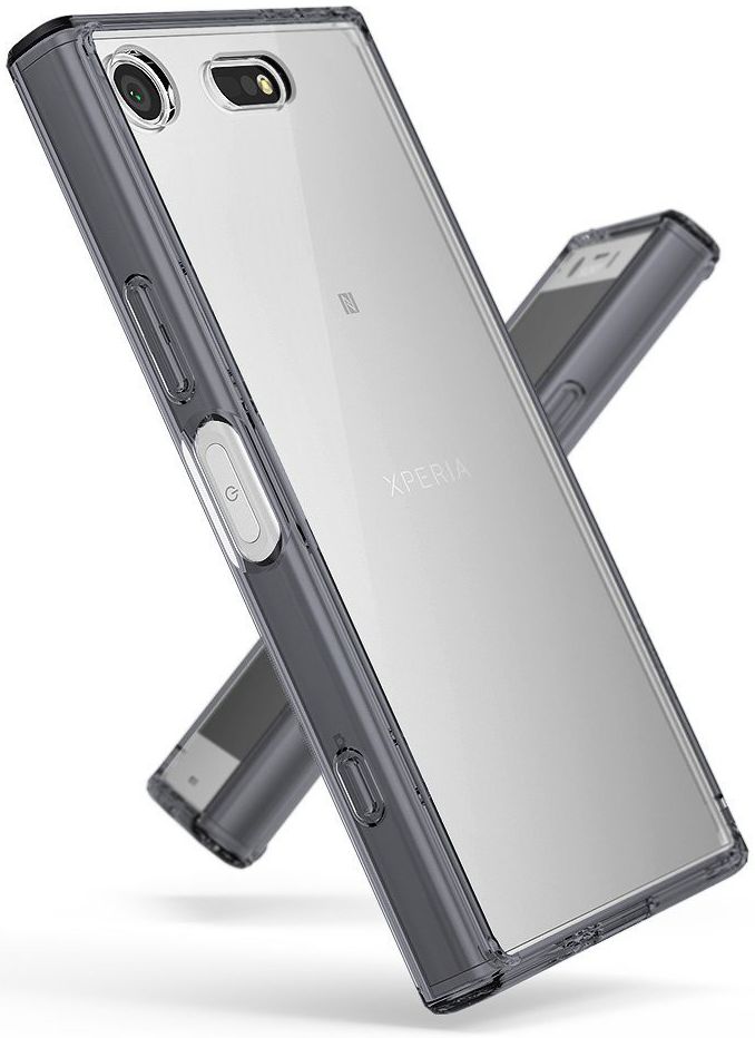 Ringke Fusion Sony Xperia XZ1 Compact Hoesje Smoke Black afbeelding 5