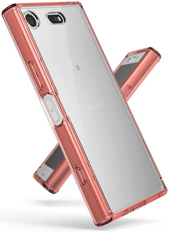 Ringke Fusion Sony Xperia XZ1 Compact Hoesje Rose Gold afbeelding 5