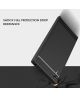 Sony Xperia XA1 Plus Geborsteld TPU Hoesje Zwart