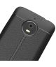 Motorola Moto E4 Plus Hoesje met Kunstleer Coating
