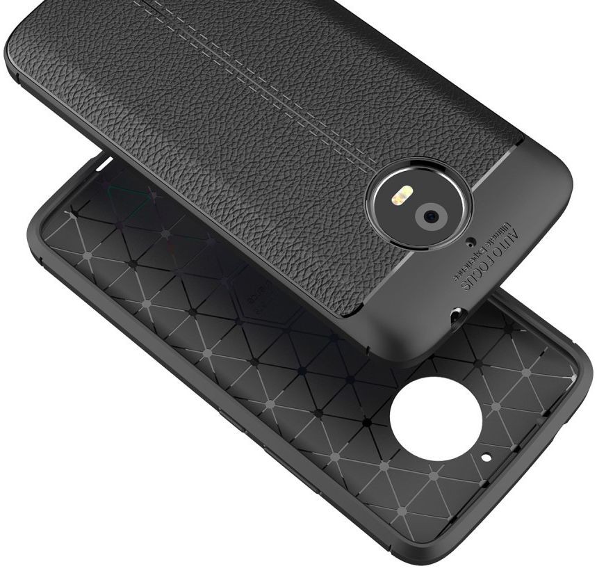 Motorola Moto E4 Plus Hoesje met Kunstleer Coating afbeelding 3