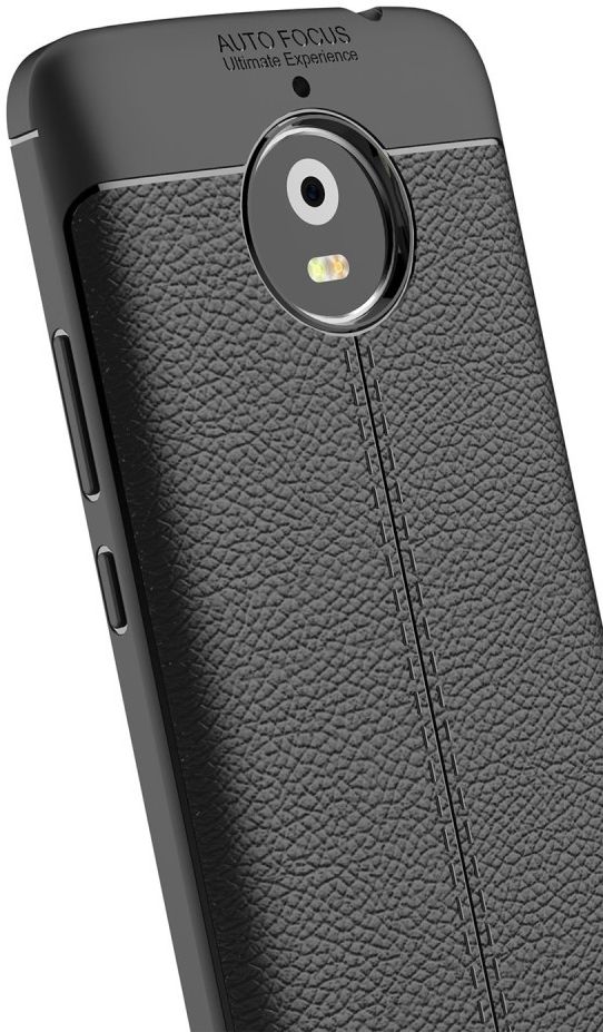 Motorola Moto E4 Plus Hoesje met Kunstleer Coating afbeelding 4