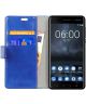 Nokia 2 hoesje met kaarthouder Blauw