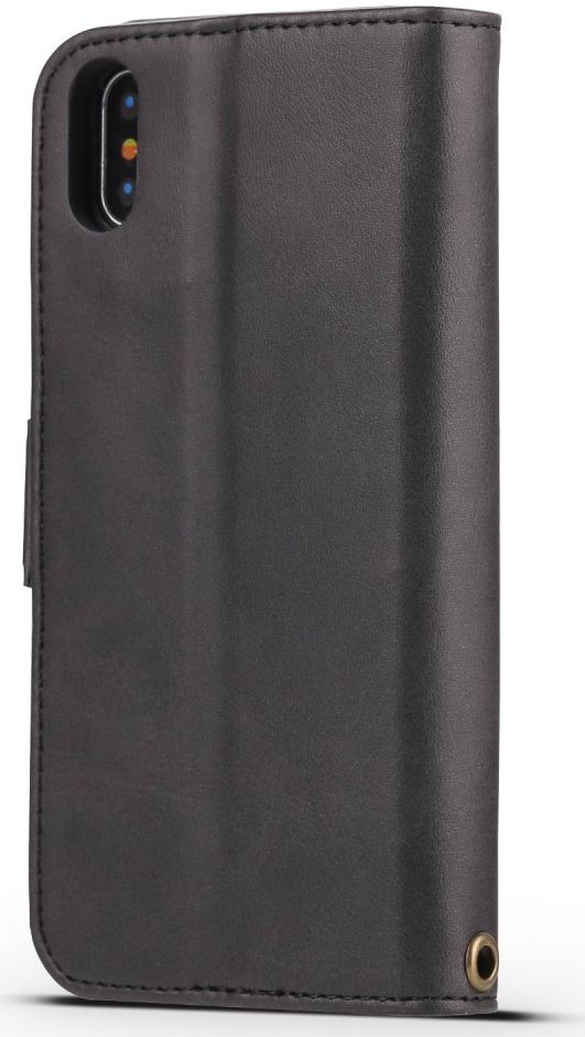 Apple iPhone X Luxe 2-in-1 Portemonnee Hoesje Zwart afbeelding 5
