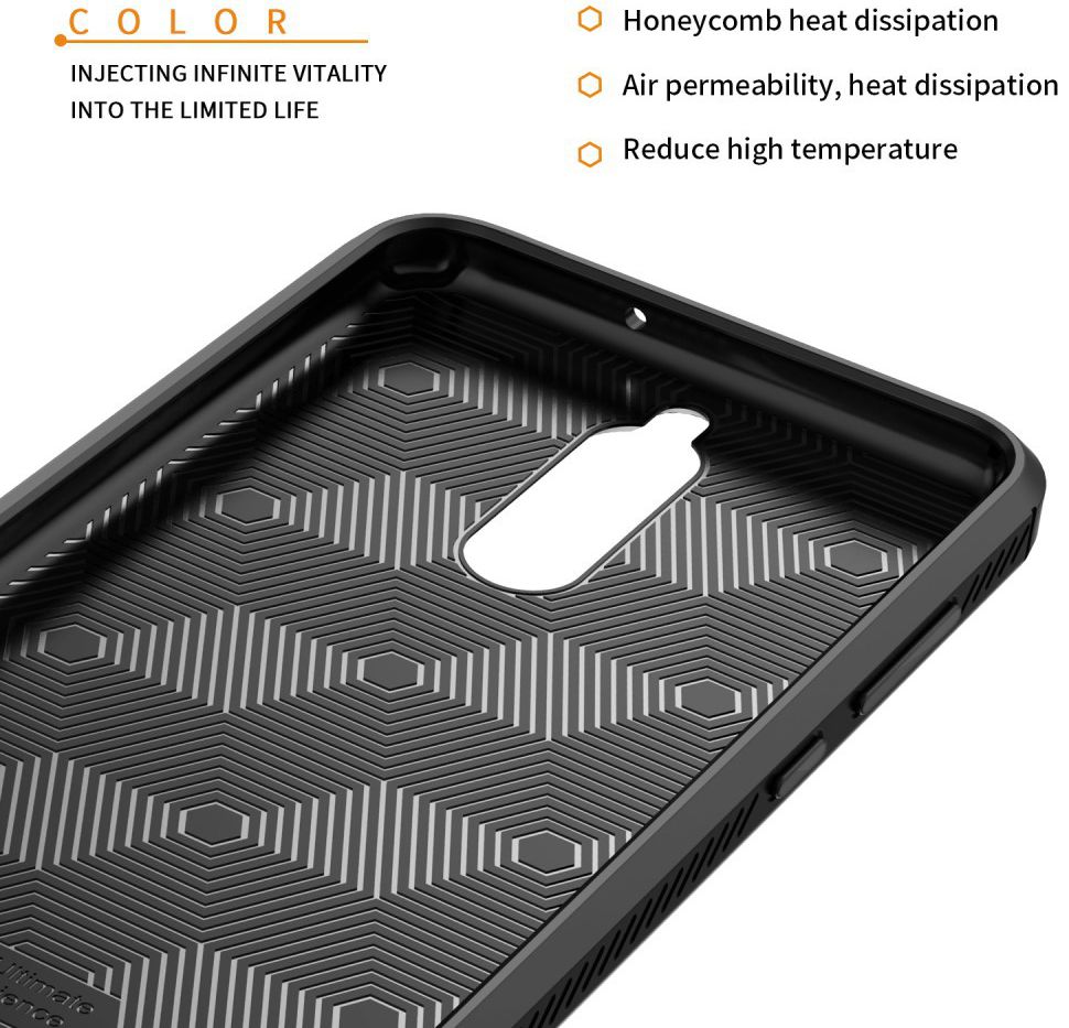 Huawei Mate 10 Lite Hoesje met Kunstleer Coating Zwart afbeelding 4