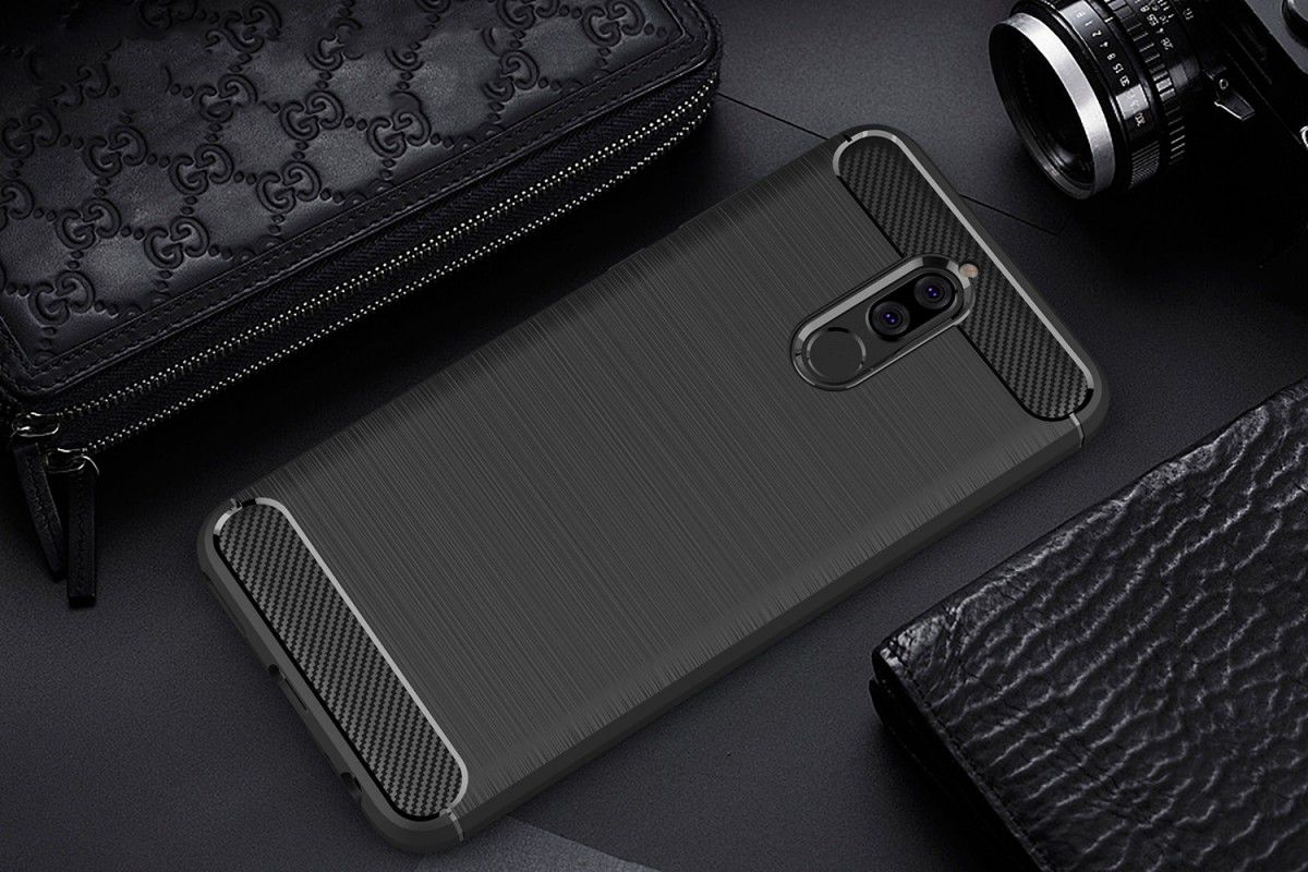 Huawei Mate 10 Lite Geborsteld TPU Hoesje Zwart afbeelding 8