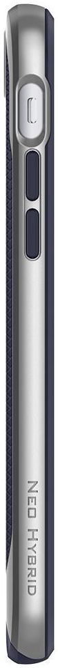 Spigen Neo Hybrid Herringbone iPhone 7 / 8 Hoesje Zilver afbeelding 6