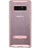 Spigen Crystal Hybrid Glitter Hoesje Samsung Galaxy Note 8 Roze