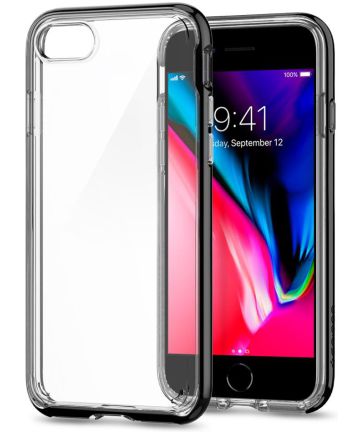 Spigen Neo Hybrid Crystal 2 Case iPhone 7 / 8 Black Hoesjes