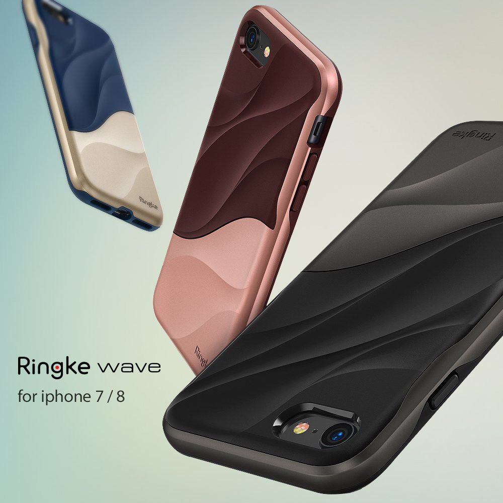 Ringke Wave Apple iPhone 7 / 8 Hoesje Gunmetal afbeelding 5
