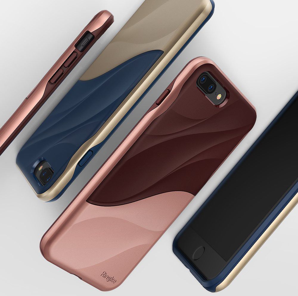 Ringke Wave Apple iPhone 7 Plus / 8 Plus Hoesje Rose Gold afbeelding 8