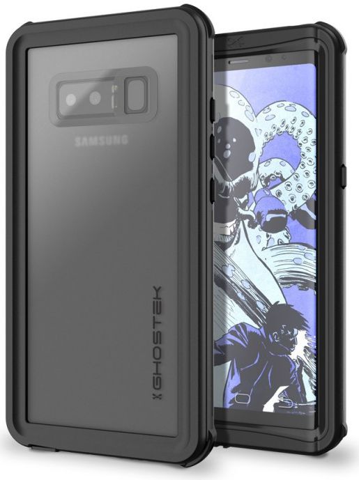 Ghostek Nautical 2 Waterbestendig Hoesje Samsung Galaxy Note 8 Zwart afbeelding 1