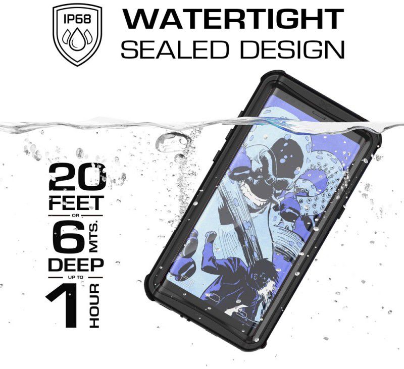 Ghostek Nautical 2 Waterbestendig Hoesje Samsung Galaxy Note 8 Zwart afbeelding 4