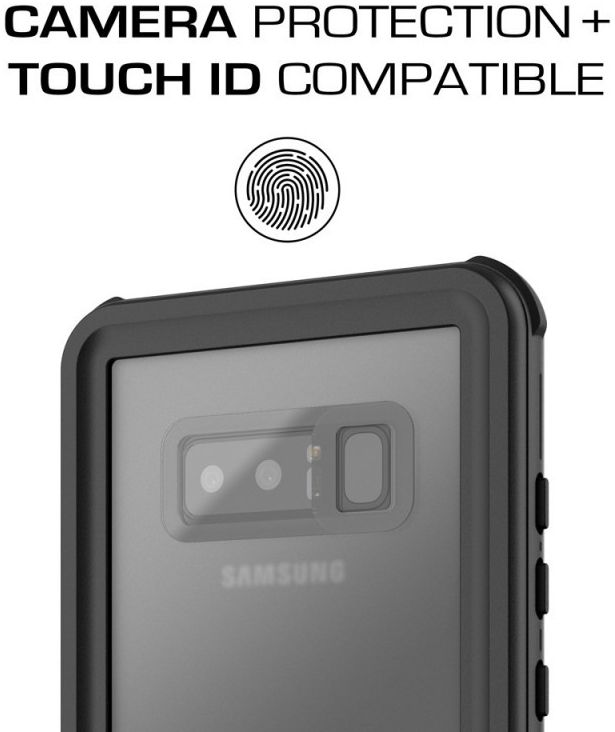 Ghostek Nautical 2 Waterbestendig Hoesje Samsung Galaxy Note 8 Zwart afbeelding 9